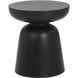 Lucida 20 X 18 inch Black Outdoor End Table
